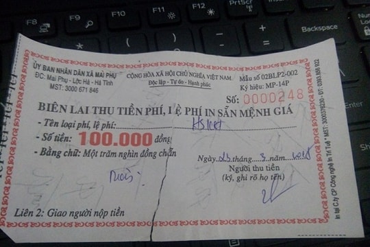 Vụ việc nộp phí xác nhận độc thân 100.000 đồng, Chủ tịch UBND xã nói gì?