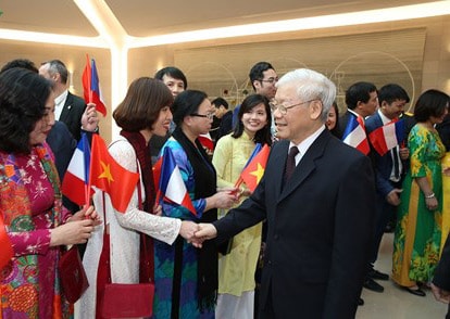 Tổng Bí thư Nguyễn Phú Trọng bắt đầu thăm chính thức Cộng hòa Pháp