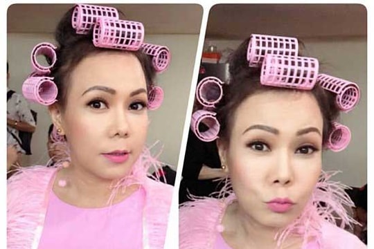 Việt Hương bắt chước Mỹ Tâm với ảnh selfie gây sốt
