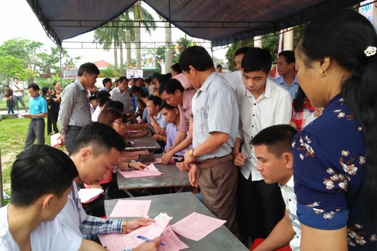 Đô Lương: 600 người tham gia hiến máu tình nguyện