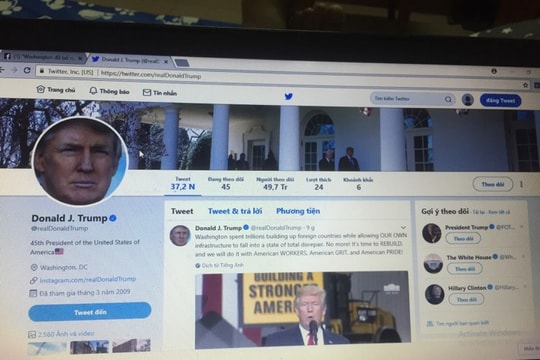 Một tuyên bố rõ ràng, dứt khoát của Donald Trump