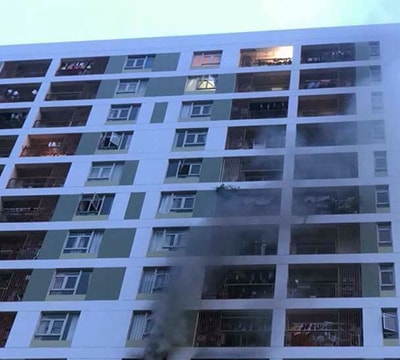 Cháy căn hộ ở Sài Gòn do cục sạc dự phòng