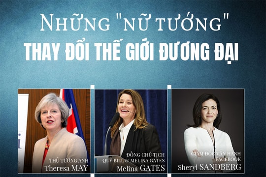 Những “nữ tướng” thay đổi thế giới đương đại