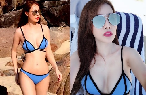 Quế Vân khoe dáng sexy cùng bikini, sau vụ tố Trường Giang