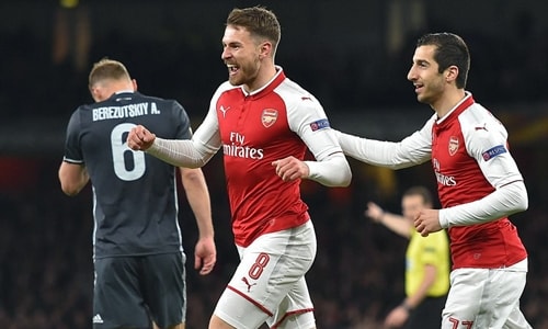 Vùi dập CSKA, Arsenal đặt một chân vào bán kết Europa League