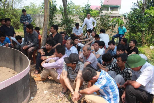 Đánh úp sới gà, hốt gọn 52 đối tượng đánh bạc