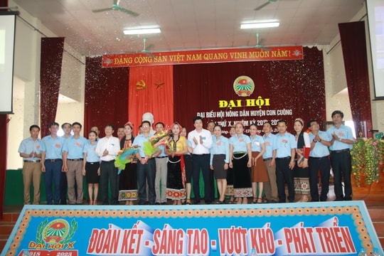 Hội Nông dân huyện Con Cuông tổ chức đại hội khóa X