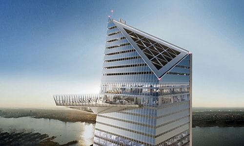 Nhà chọc trời có đài quan sát cao nhất Tây bán cầu