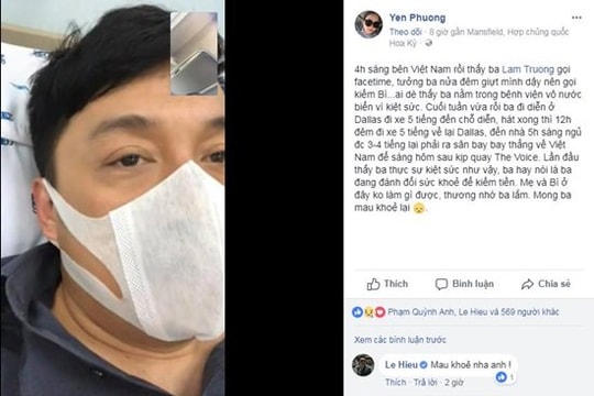 Ca sĩ Lam Trường nhập viện vì kiệt sức