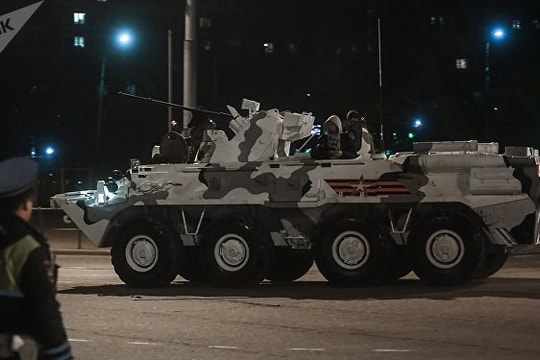 Các trang bị vũ khí tham gia diễu binh Chiến thắng đã tập kết ở Matxcơva