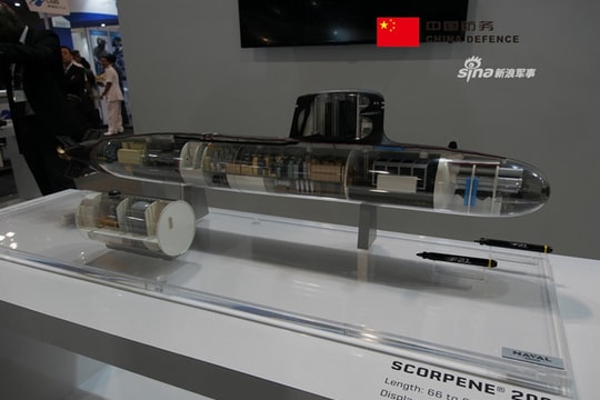 Pháp mang tàu ngầm Scorpene tới Malaysia sẵn sàng “đối đầu” với Trung Quốc
