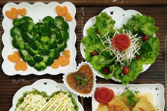 Những mâm cơm đẹp như tranh của nữ giảng viên đại học