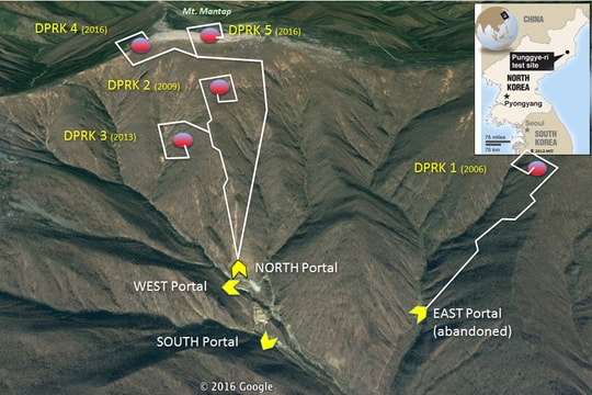 Địa điểm thử hạt nhân của Triều Tiên vẫn hoạt động tốt