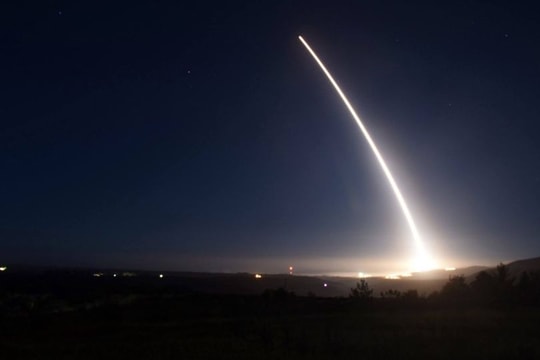Mỹ thử nghiệm tên lửa đạn đạo liên lục địa Minuteman III