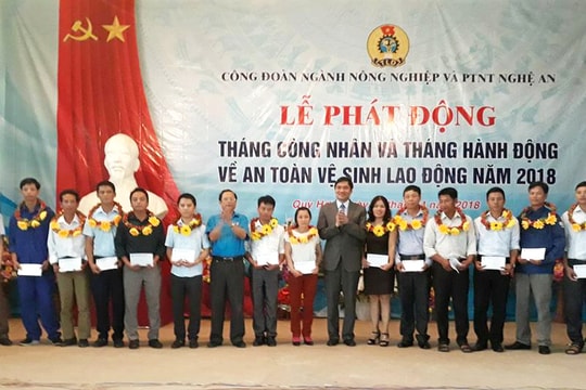 Các đơn vị, địa phương phát động Tháng Công nhân và An toàn vệ sinh lao động