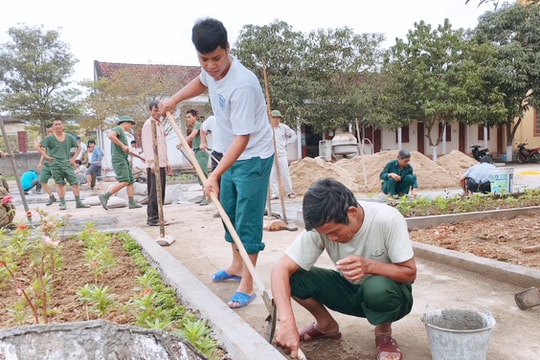 “60 ngày xây dựng nông thôn mới” ở Trung Sơn