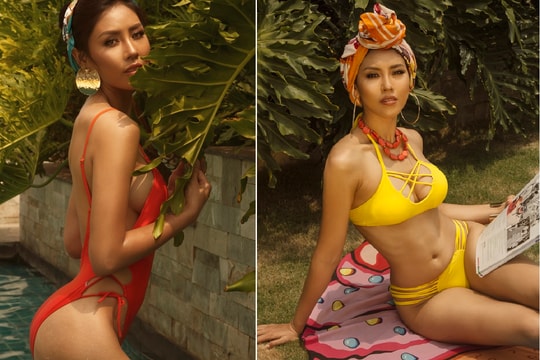 Xem hình thể nóng bỏng được cho chưa từng 'dao kéo' của Á hậu Nguyễn Thị Loan 