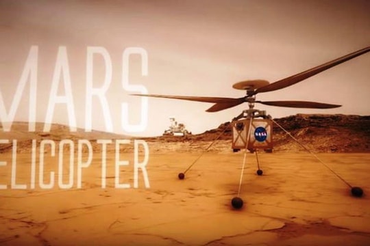 Trực thăng nhỏ khám phá sao Hỏa