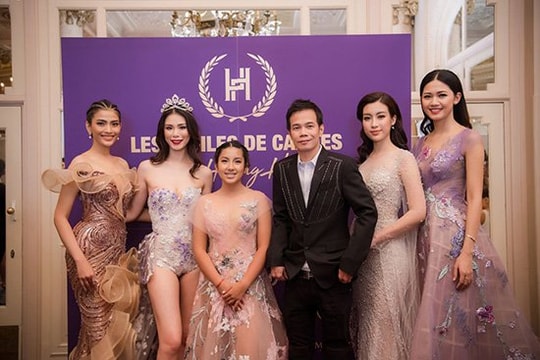 Dàn Hoa hậu, Á hậu nổi bật trong show thời trang ở Cannes