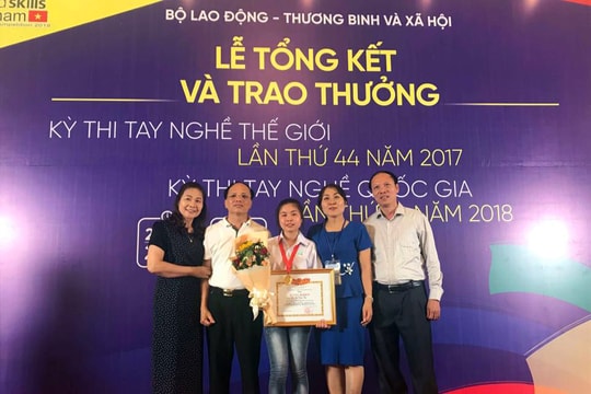 Thí sinh Nghệ An đạt giải Nhất kỳ thi tay nghề Quốc gia