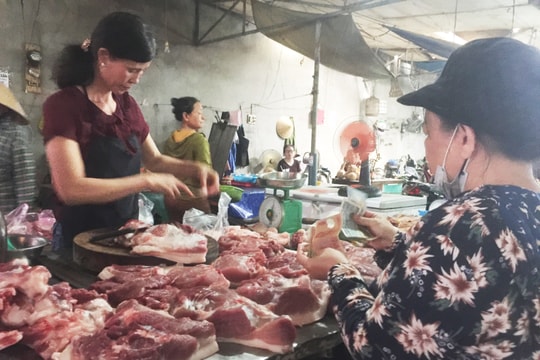 Giá thịt lợn tăng mạnh