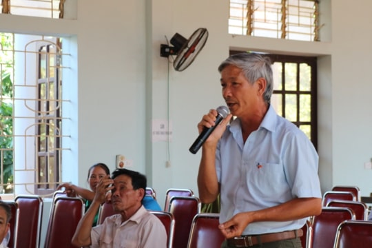 Chính quyền xã An Hòa (Quỳnh Lưu) đối thoại trực tiếp với người dân