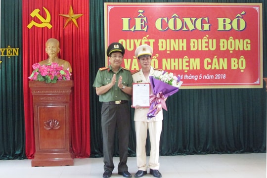 Bộ Công an bổ nhiệm Trưởng Công an huyện Tân Kỳ