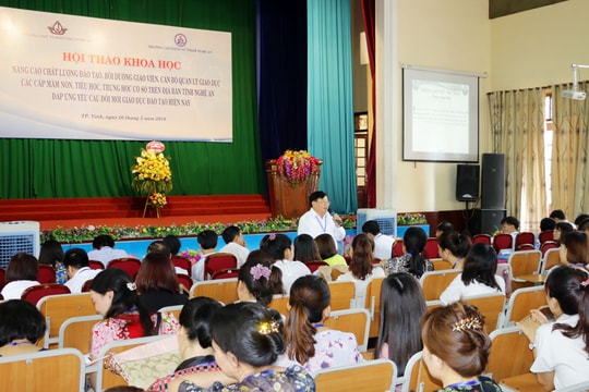 Nâng cao chất lượng đào tạo giáo viên, đáp ứng yêu cầu đổi mới giáo dục đào tạo