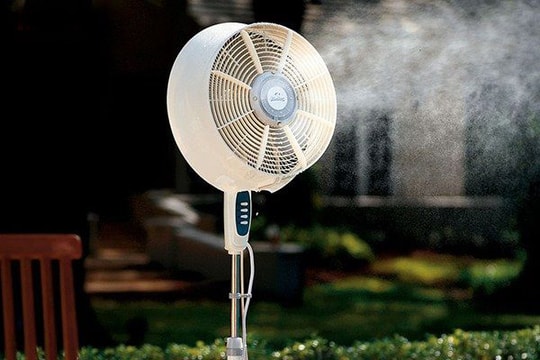 4 sai lầm khi sử dụng quạt phun sương ngày nắng nóng