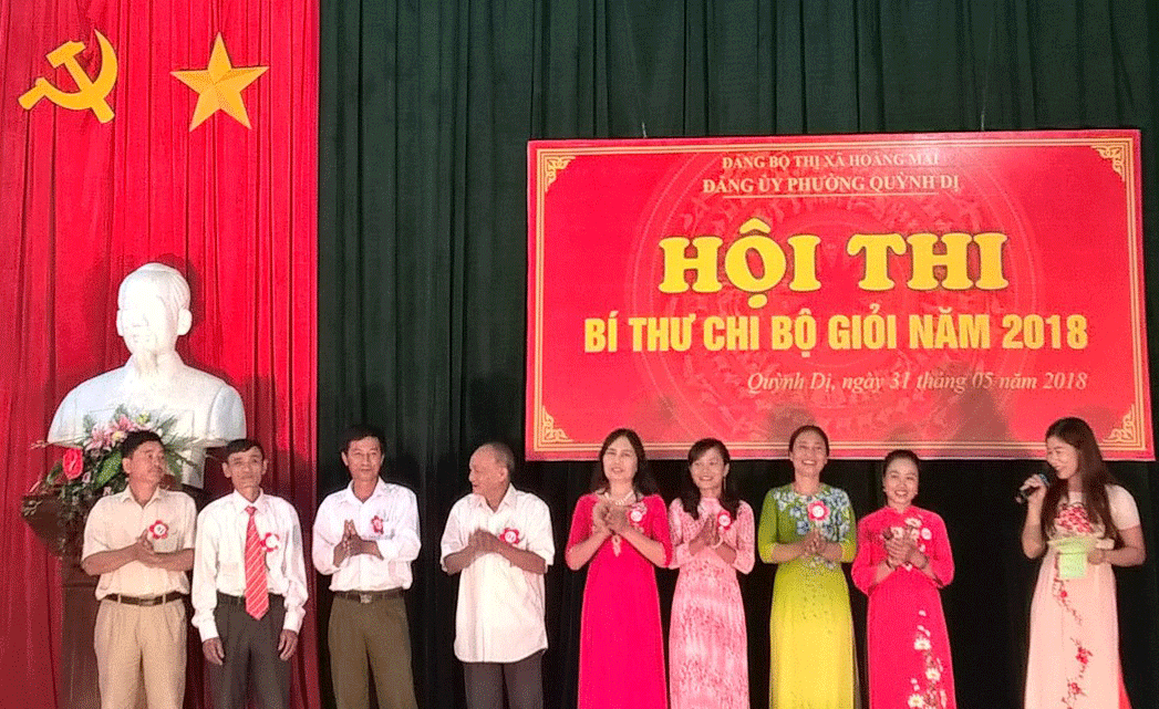 Quỳnh Dị (Hoàng Mai): Tổ chức hội thi bí thư chi bộ giỏi