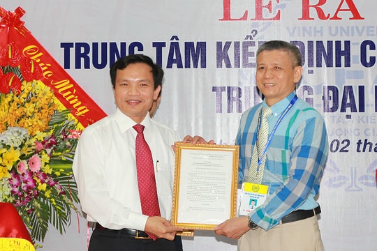 Nghệ An ra mắt Trung tâm Kiểm định chất lượng giáo dục thứ 5 trên cả nước