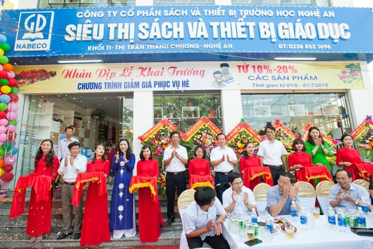 Thanh Chương khai trương siêu thị sách và trung tâm vui chơi cho thiếu nhi