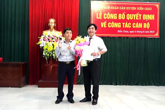 Diễn Châu: Bổ nhiệm trưởng, phó phòng cấp huyện