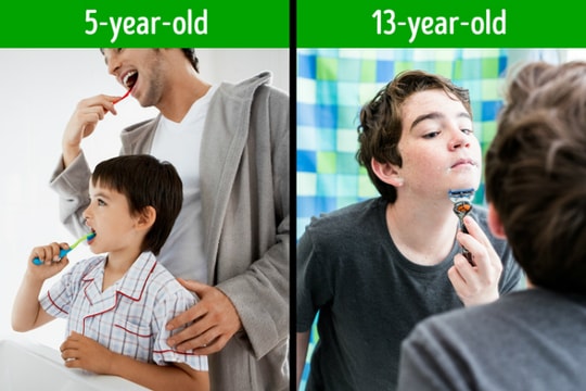 10 điều bố mẹ nhất định phải dạy con tự làm trước tuổi 13