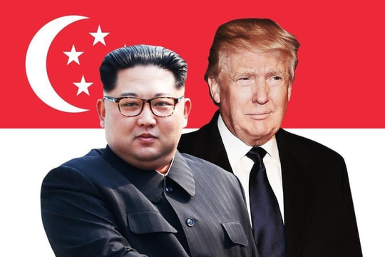 Tổng thống Mỹ Donald Trump đã đến Singapore