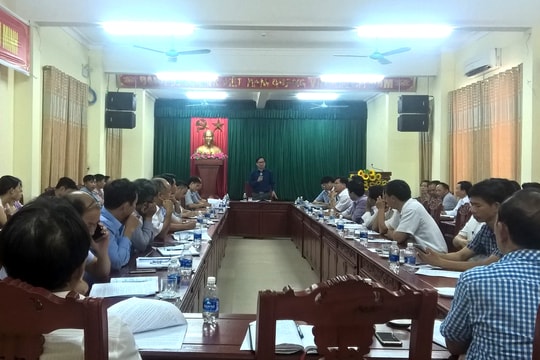 Thị ủy Hoàng Mai bàn kế hoạch hợp nhất Văn phòng Đảng ủy, HĐND - UBND xã, phường