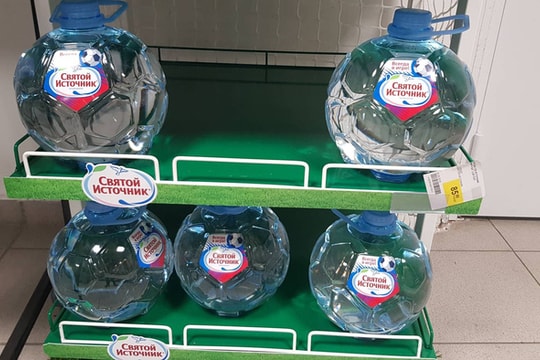 “Chai nước World Cup” ở Nga được cảnh báo không an toàn