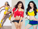 Gợi cảm khó cưỡng với trang phục bóng đá, mỹ nhân Việt nào hấp dẫn nhất?