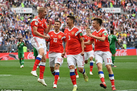 Xem lại chiến thắng 5 sao của Nga ngày khai mạc World Cup 2018