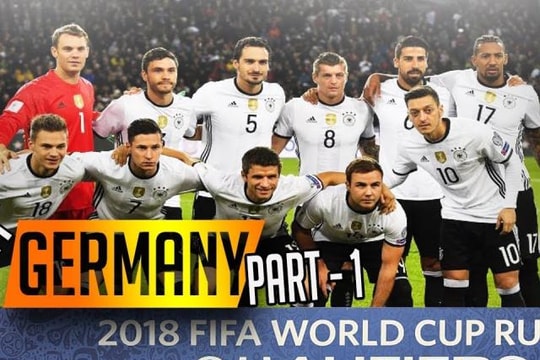 Tuyển Đức tập luyện cho trận ra quân World Cup 2018