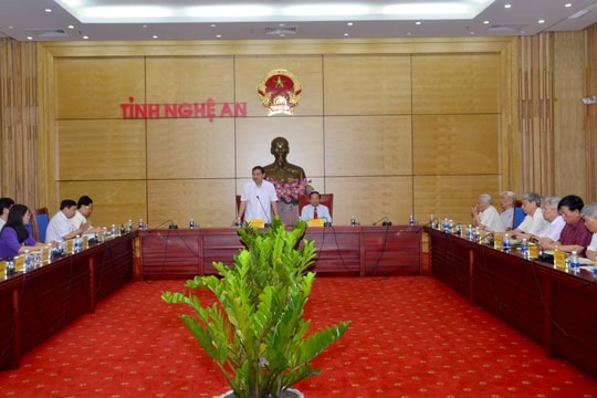 Mong muốn Nghệ An phát triển thuộc tốp đầu cả nước