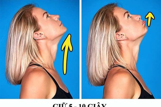 9 bài tập giúp khuôn mặt thon gọn không cần đến dao kéo