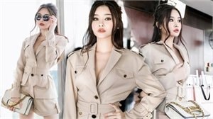 Gương mặt khác lạ khó nhận ra của Hoa hậu Đại dương Ngân Anh