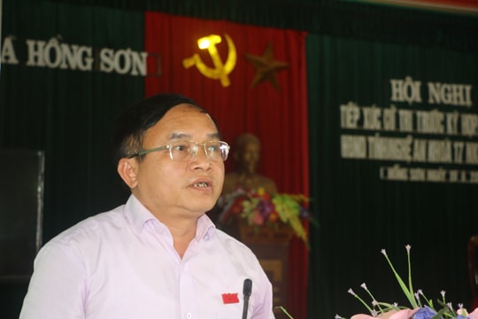 Đại biểu HĐND tỉnh tiếp xúc cử tri tại Đô Lương