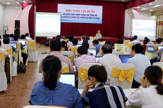 Nghệ An sử dụng phần mềm theo dõi, đánh giá đầu tư công 