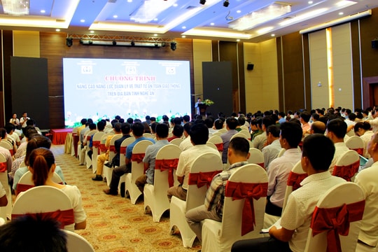 300 học viên tham gia tập huấn nâng cao năng lực quản lý về trật tự ATGT