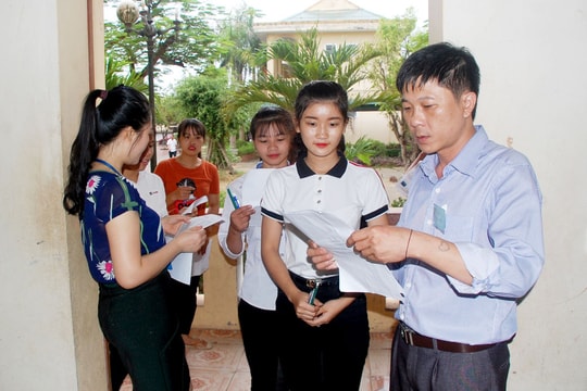 Ngày đầu tiên ở các điểm thi THPT quốc gia năm 2018