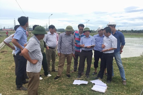 JICA kiểm tra sự cố kỹ thuật dự án thủy lợi ở Đô Lương