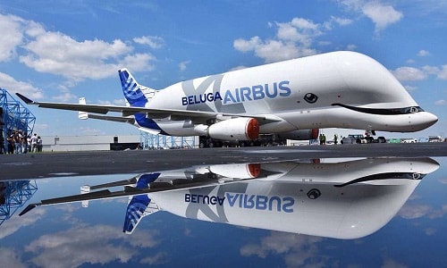 Siêu máy bay vận tải hình cá voi trắng của Airbus