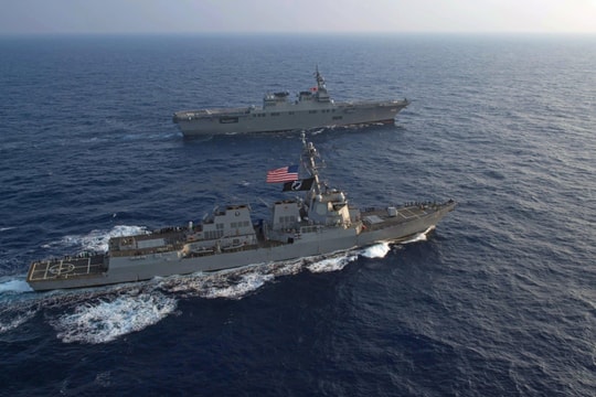 Tàu chiến nườm nượp tập trận hải quân RIMPAC